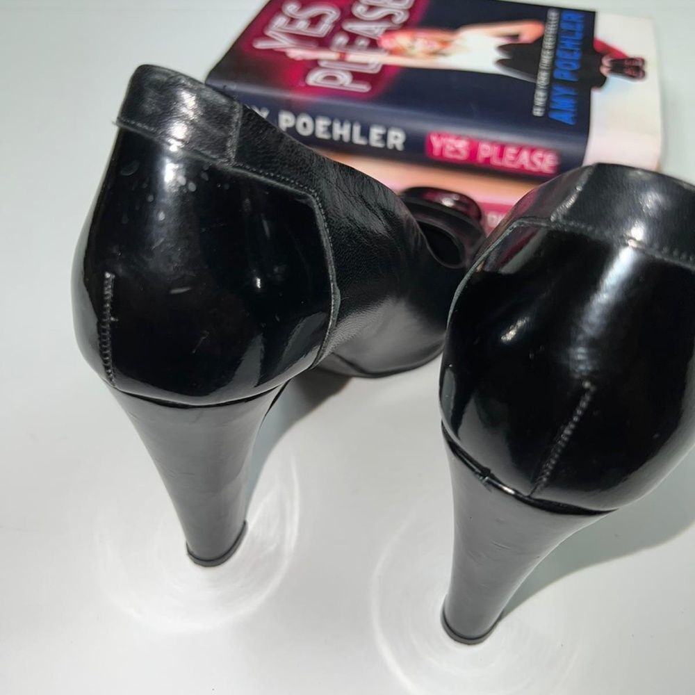 DANA DAVIS Sexy Black Leather Shoes - US 8.5 - Picture 2 of 10